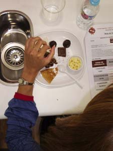 Catas maridaje de turrón y chocolate